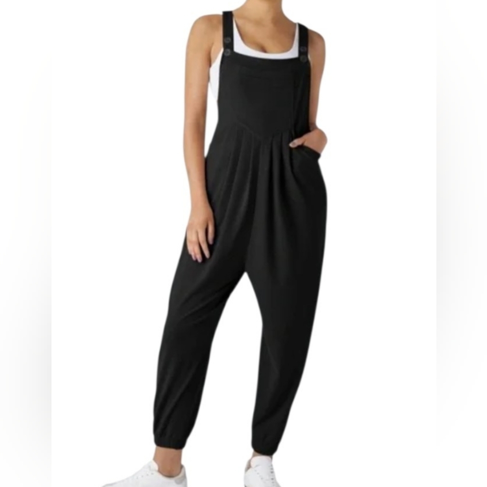 HALARA Black Casual Jumpsuit Romper